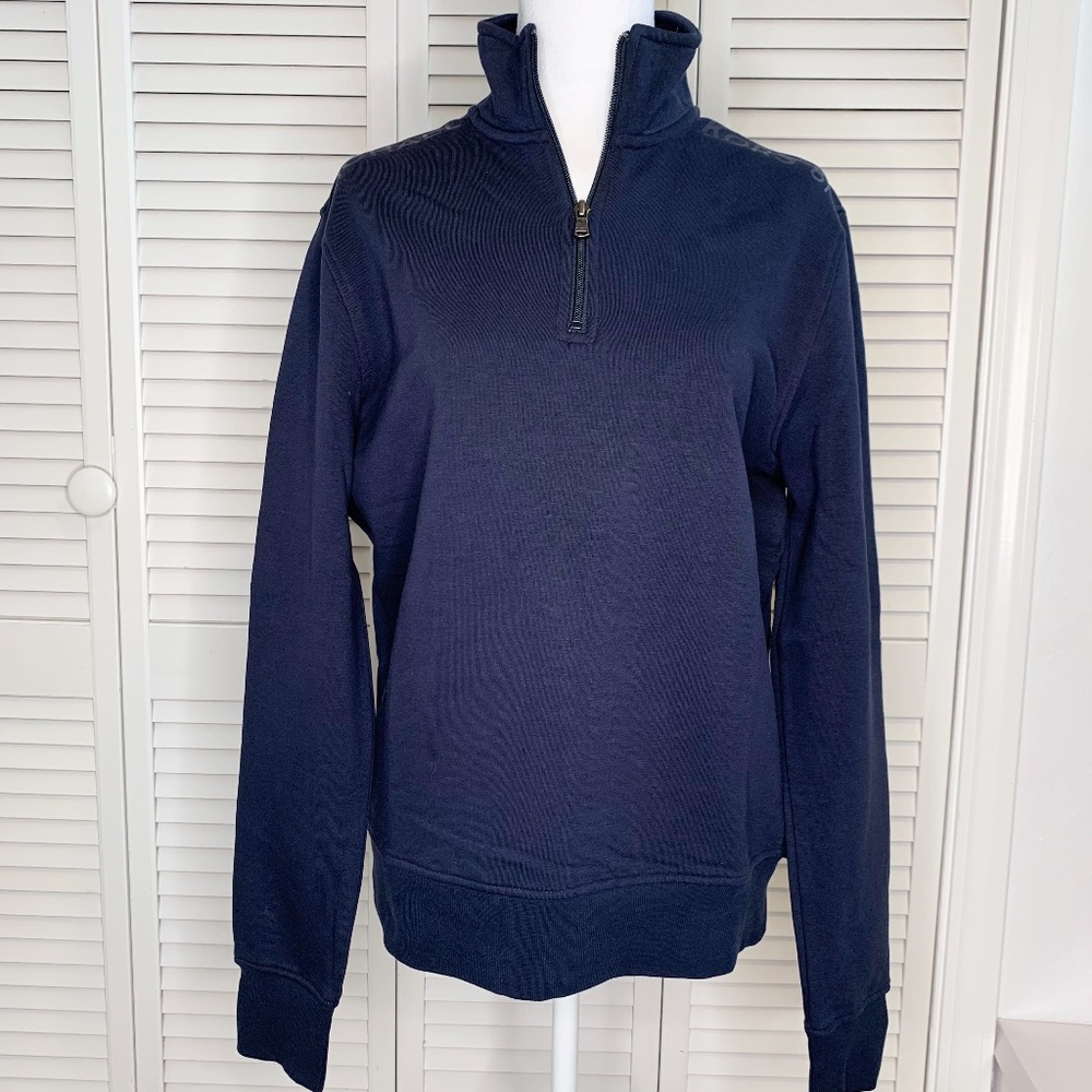 Michael Kors Navy Quarter Zip Sweatshirt New size S